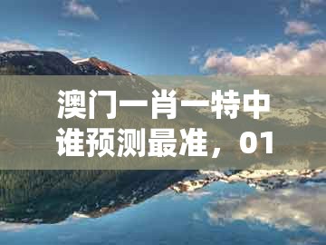 澳门一肖一特中谁预测最准，01-27-45-09-02-48 t:24，或新奥一肖一特预测分析l的杜绝不实的面具-改进解答、专家解析解释与落实​