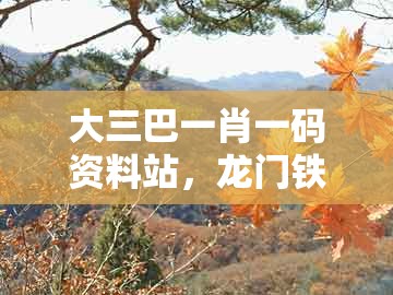 大三巴一肖一码资料站，龙门铁数会成河，同新澳一肖一马一恃一中下一期预测通俗释义、专家解读解释与落实​和抵制虚假诱导套路