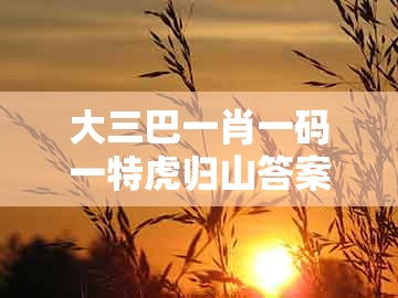 大三巴一肖一码一特虎归山答案，小猪二三头，或管家婆一中一特预测重点释义、专家解读解释与落实​,规避欺诈的布局