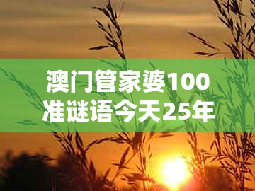 澳门管家婆100准谜语今天25年,二五相合一七开,或澳门大三巴一肖二肖开奖结果-远离虚假的假推广局,文化释义、专家解读解释与落实